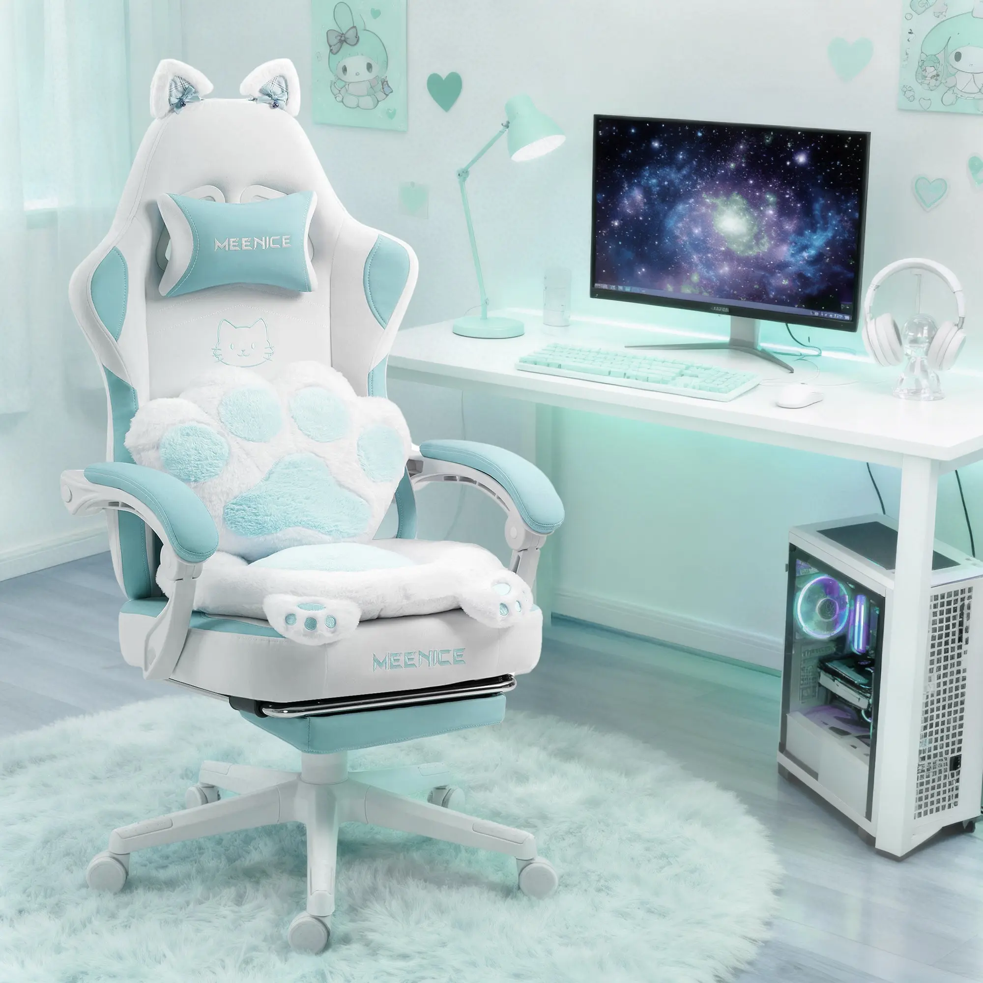 Dowinx Cute Series 88D52 Green and White - Image 11