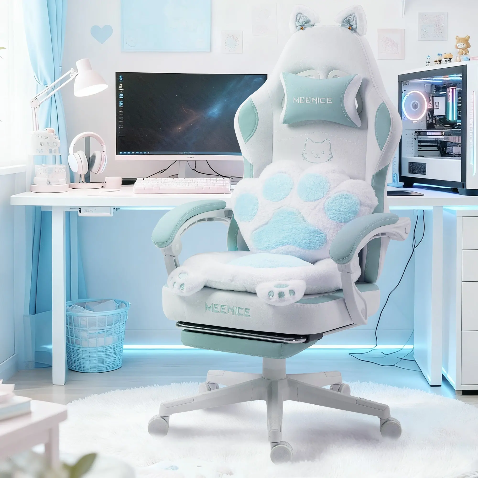 Dowinx Cute Series 88D52 Green and White - Image 2