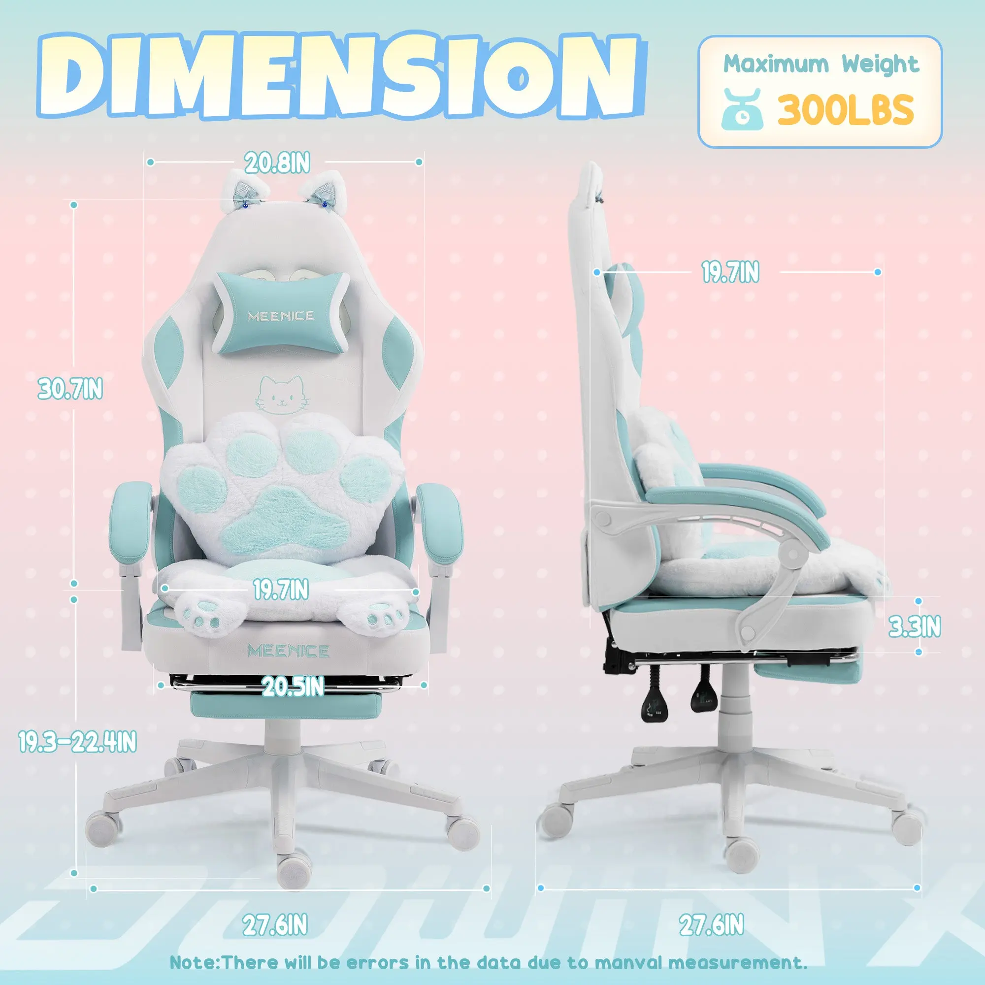 Dowinx Cute Series 88D52 Green and White - Image 4