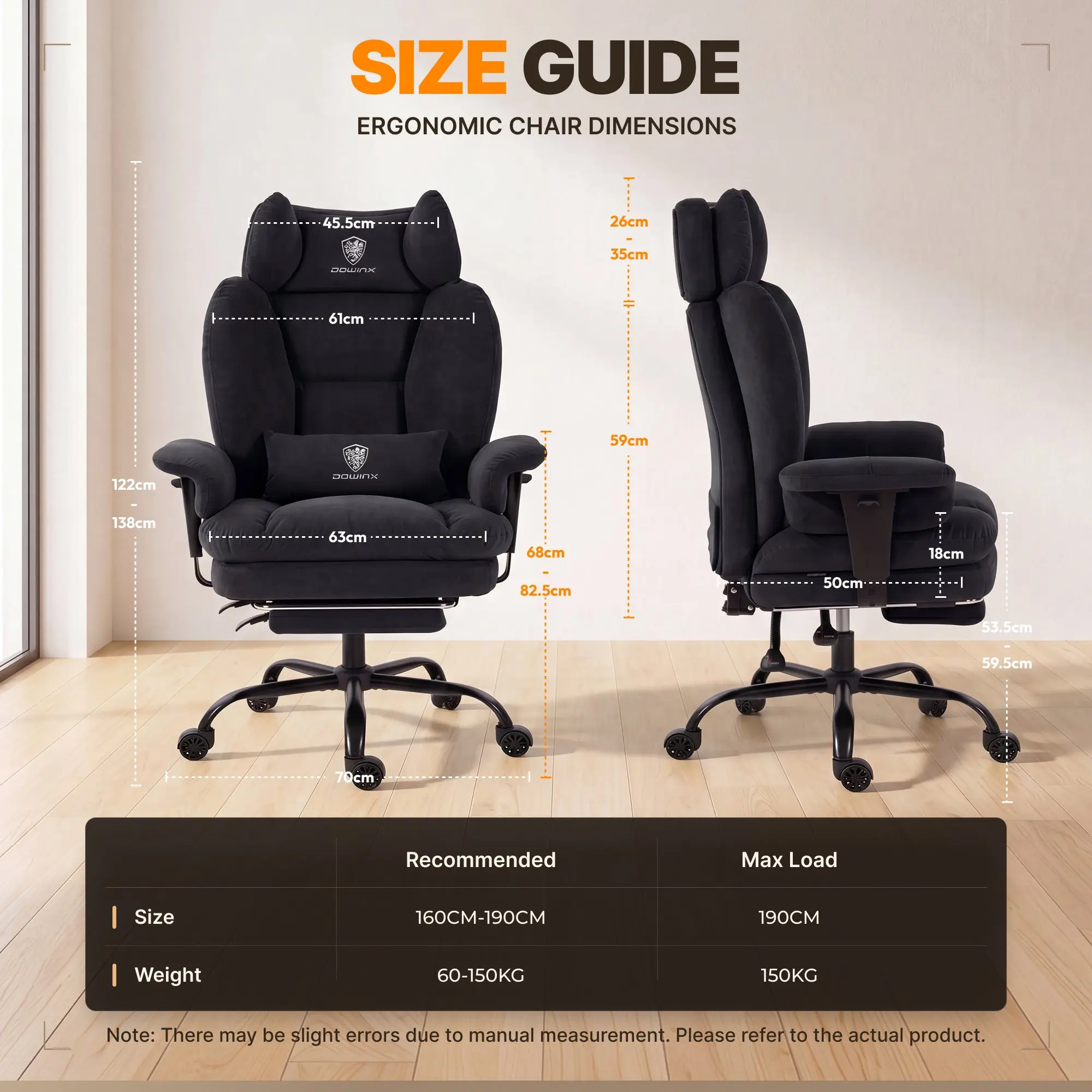 Dowinx Executive Office Chair QL-66B6 Black - Image 8