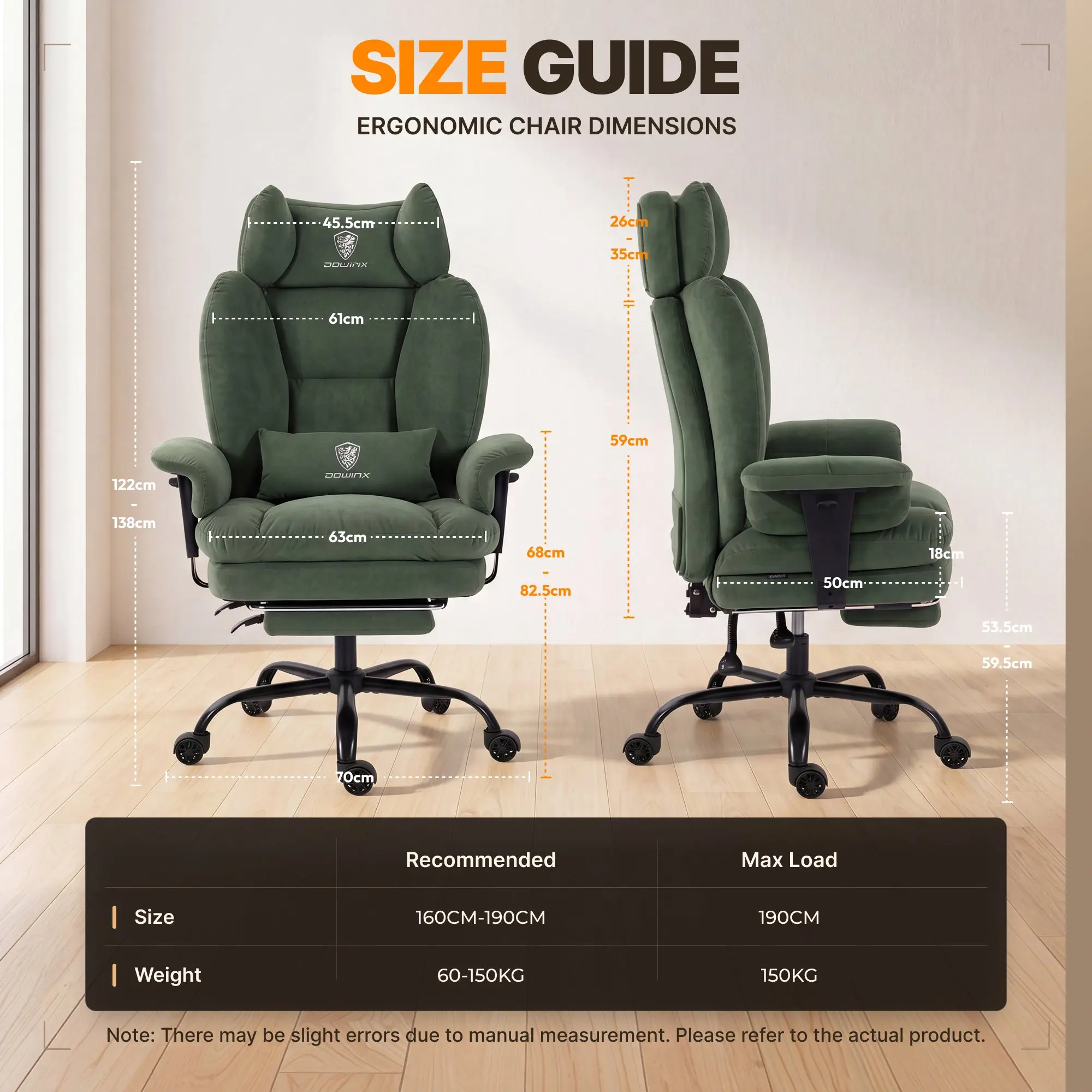 Dowinx Executive Office Chair QL-66B6 Green - Image 9