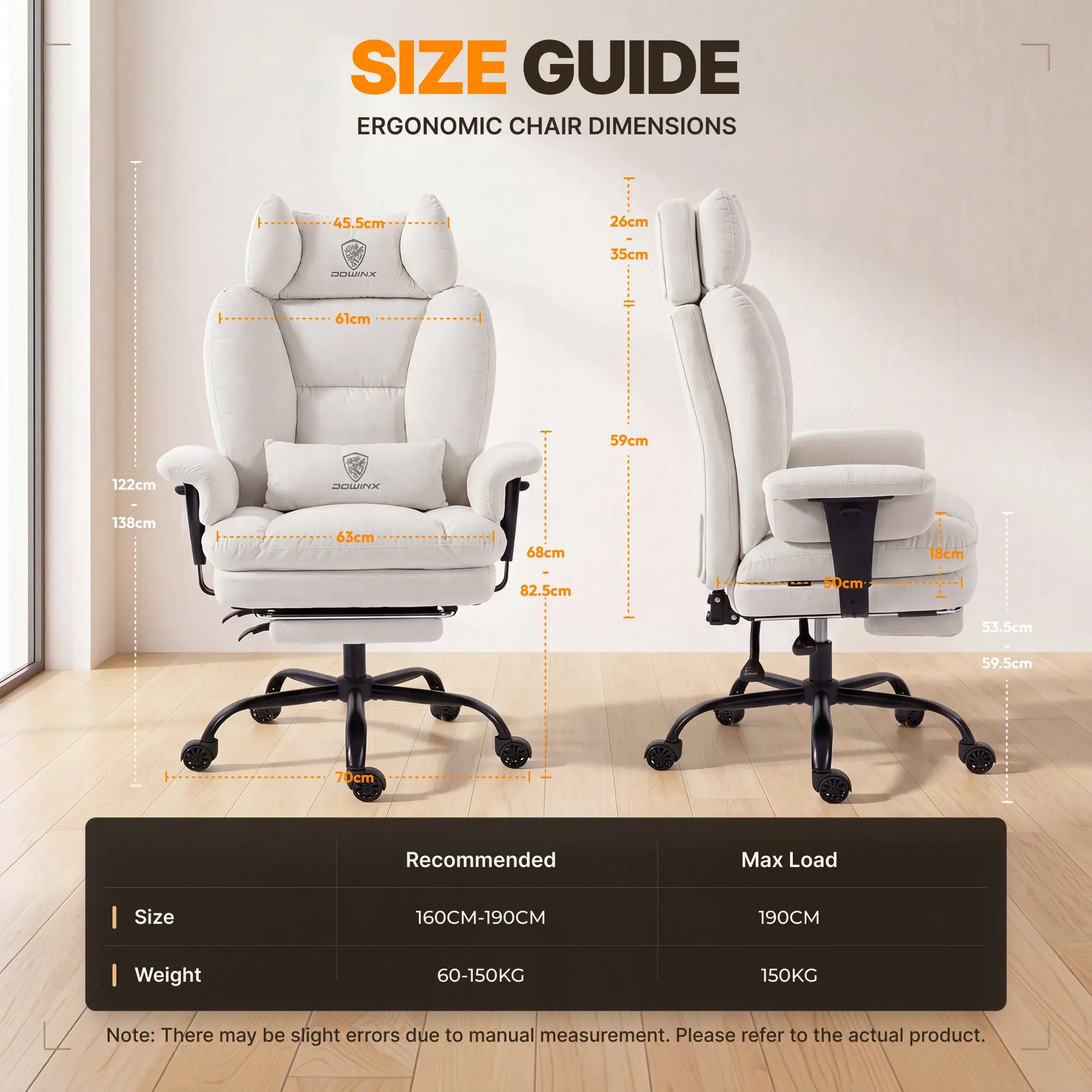 Dowinx Executive Office Chair QL-66B6 White - Image 9