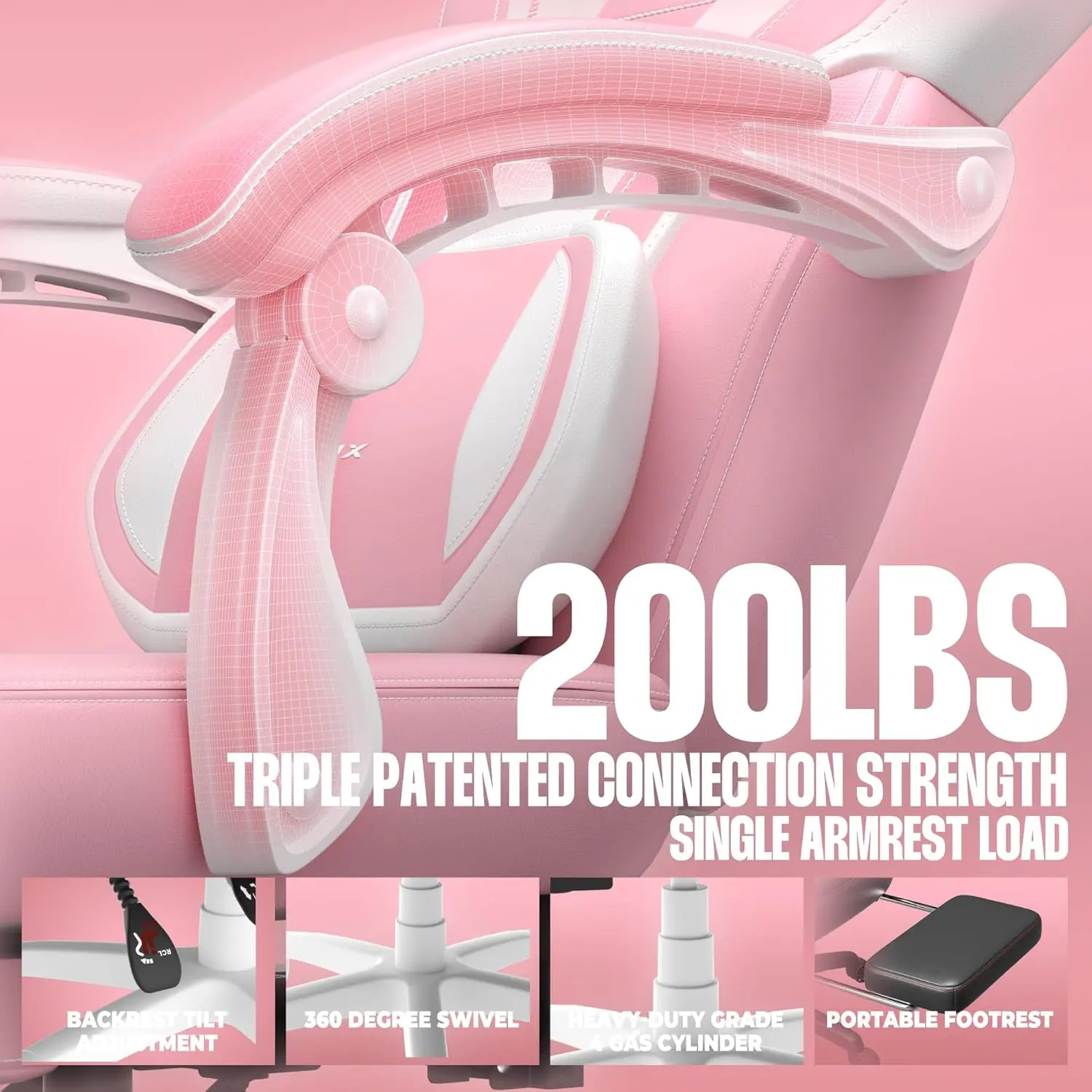 Heavy-Duty Series -MB30 Pink(PU) - Image 7