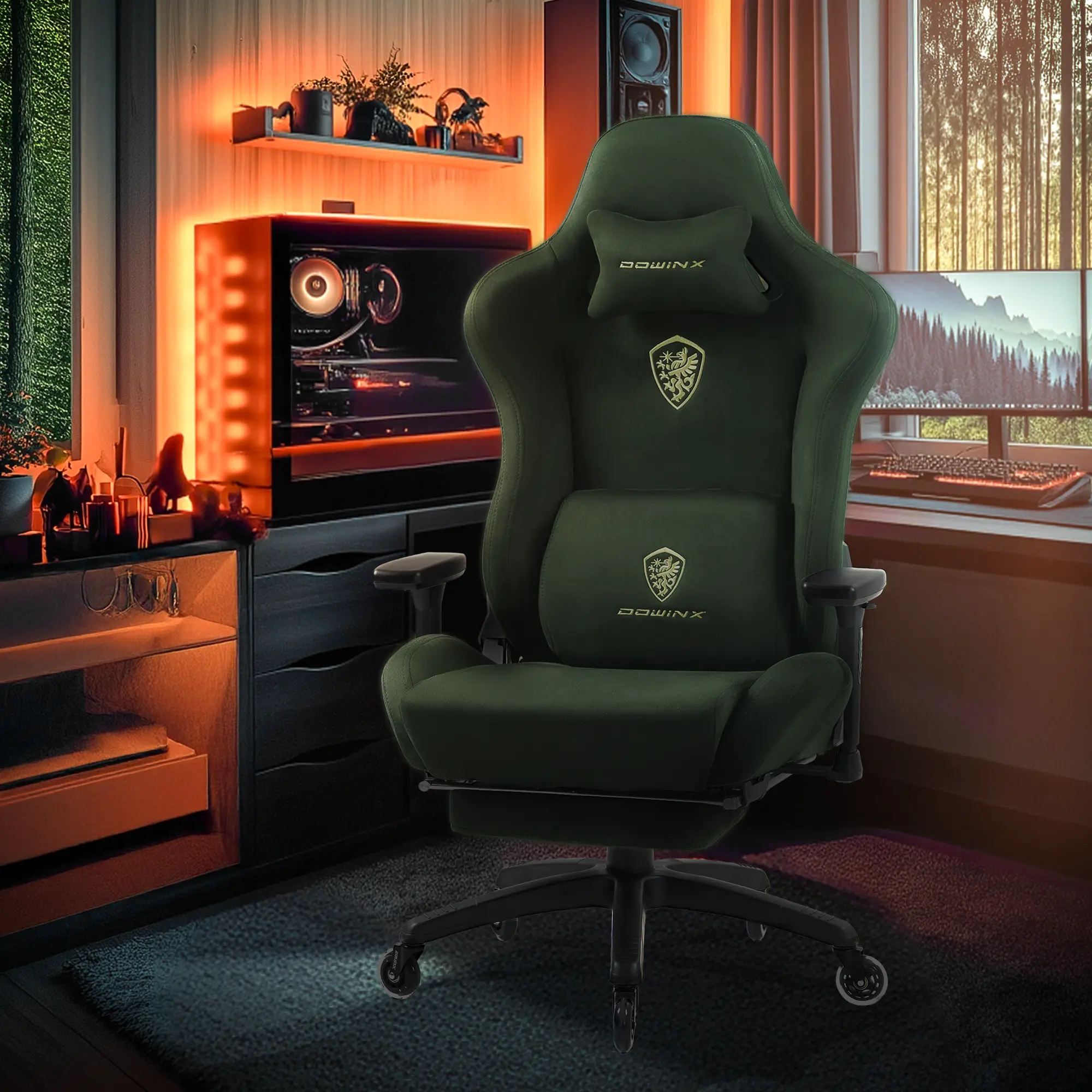 Dowinx Luxury Series Suede LS-6668A Green - Image 2