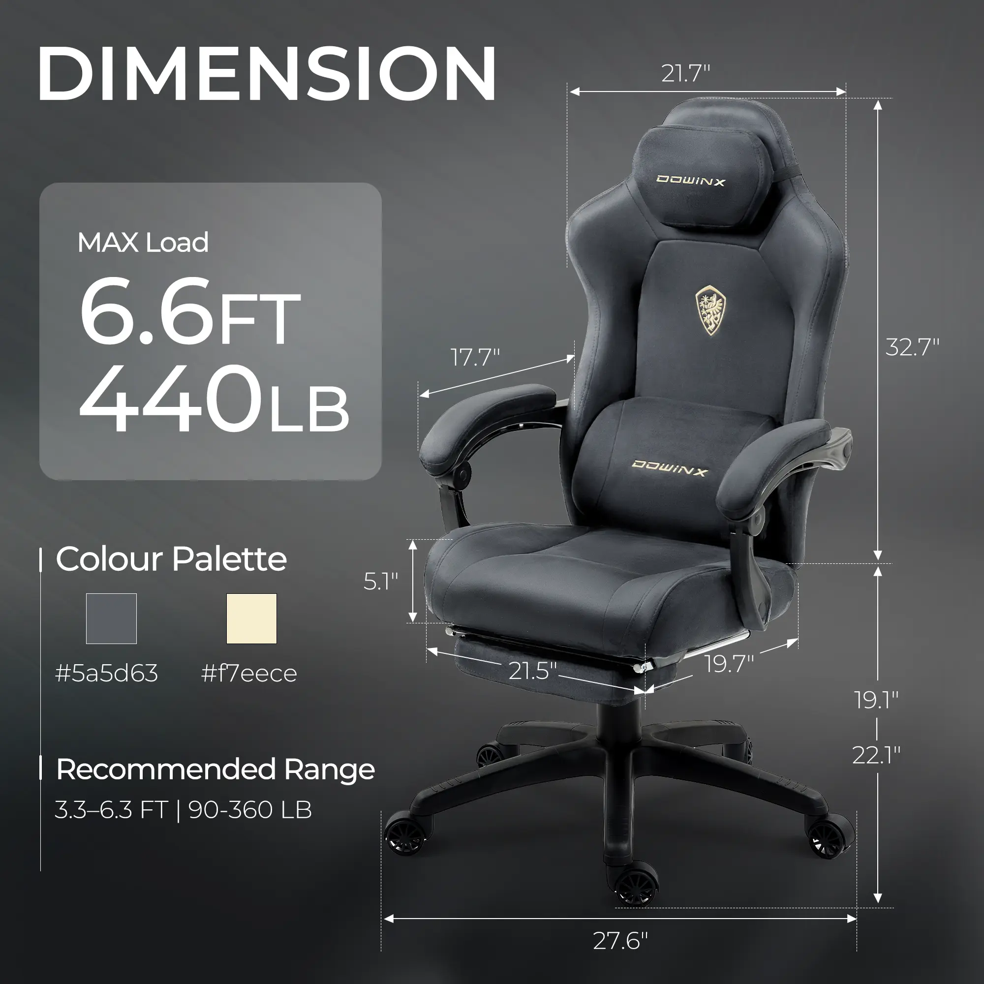 Dowinx Luxury Series Suede LS-6668E Grey - Image 2
