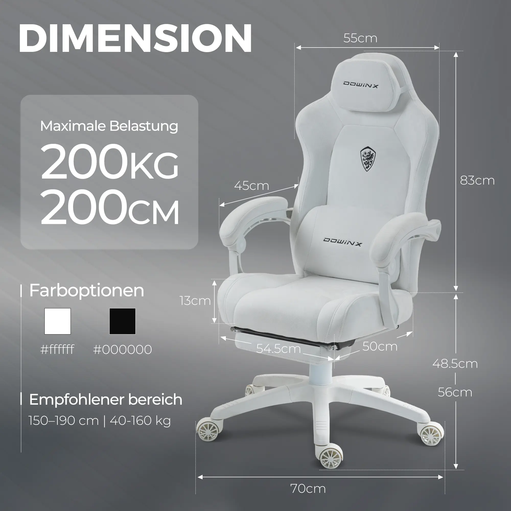 Dowinx Luxury Series Suede LS-6668E White - Image 2