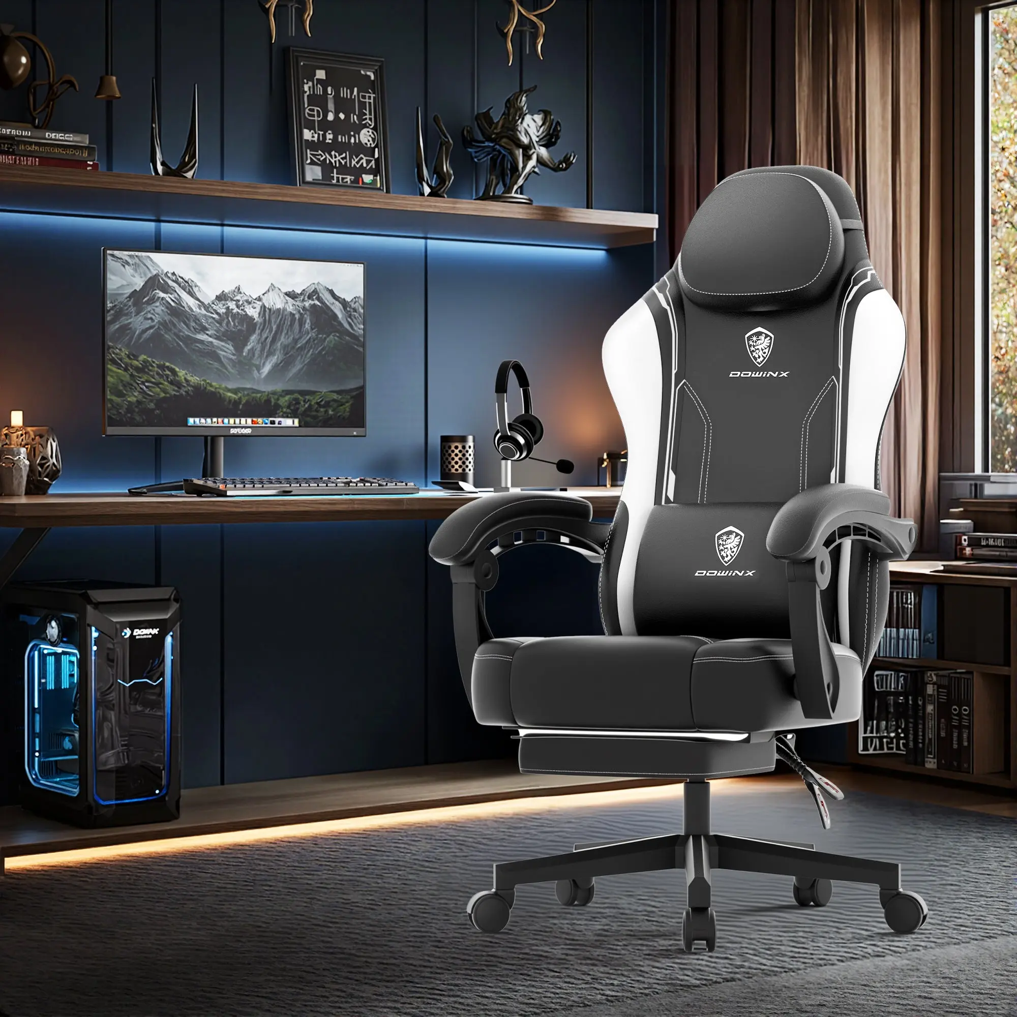 ERGONOMIC SERIES 6650-BLACK&WHITE|Dowinx - Image 2