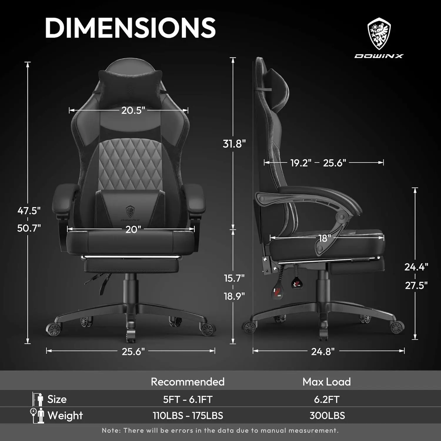 ERGONOMIC SERIES 6650A-Black New - Image 8