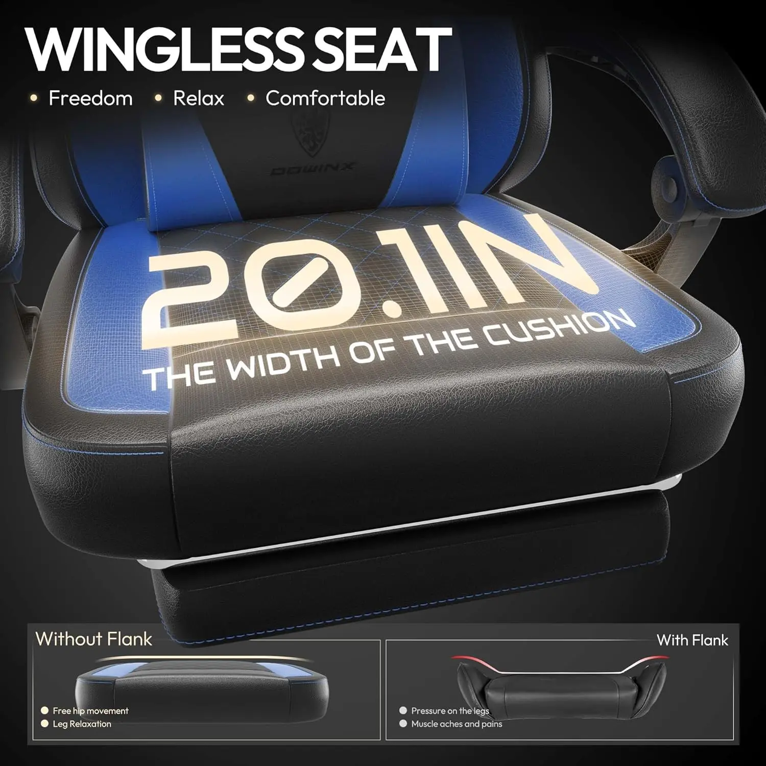 ERGONOMIC SERIES 6650A-Blue New - Image 4