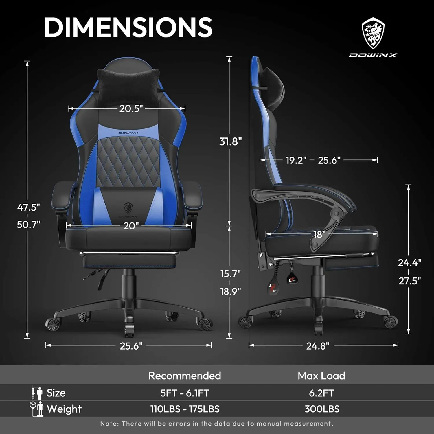 ERGONOMIC SERIES 6650A-Blue New - Image 8