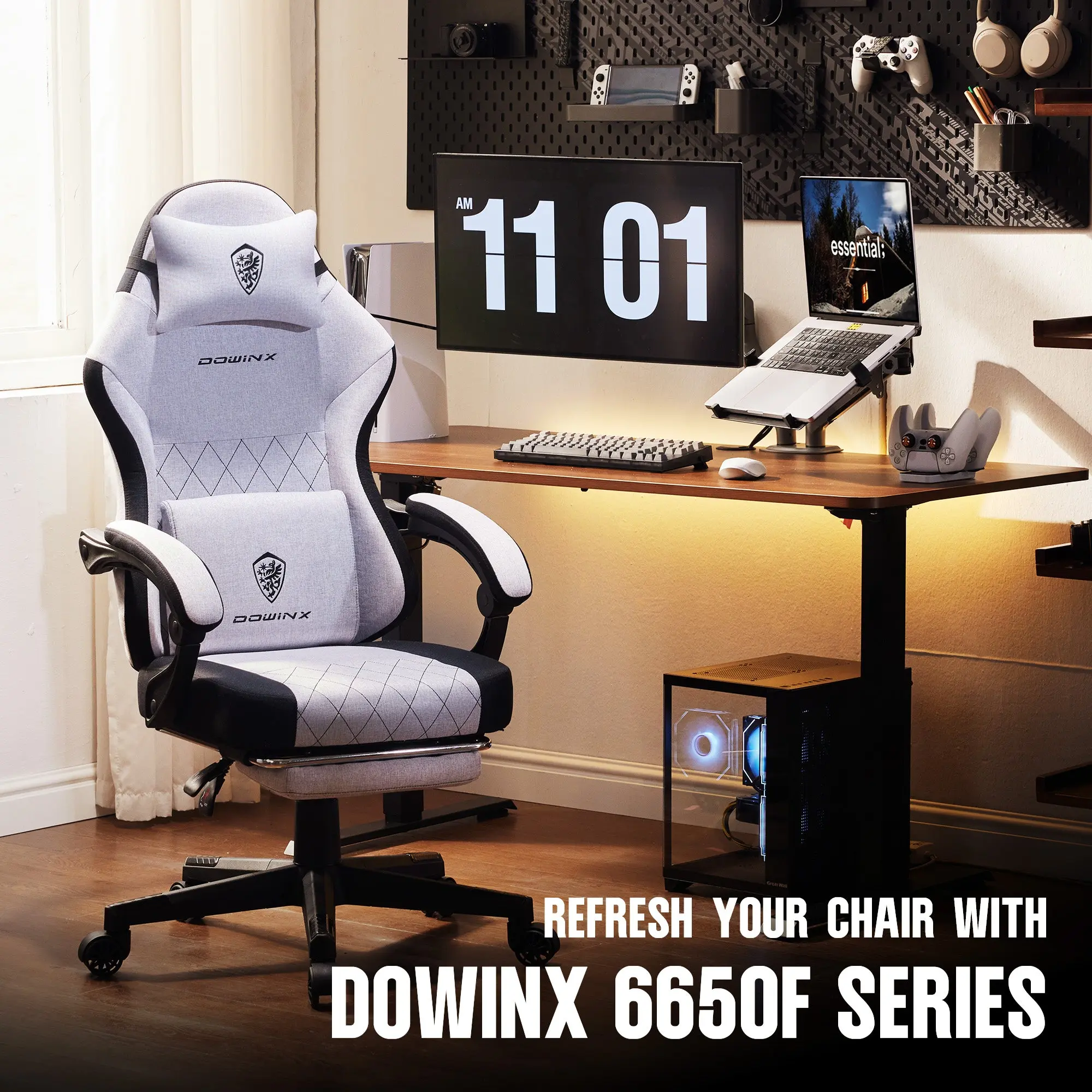 ERGONOMIC SERIES 6650F-Grey - Image 2