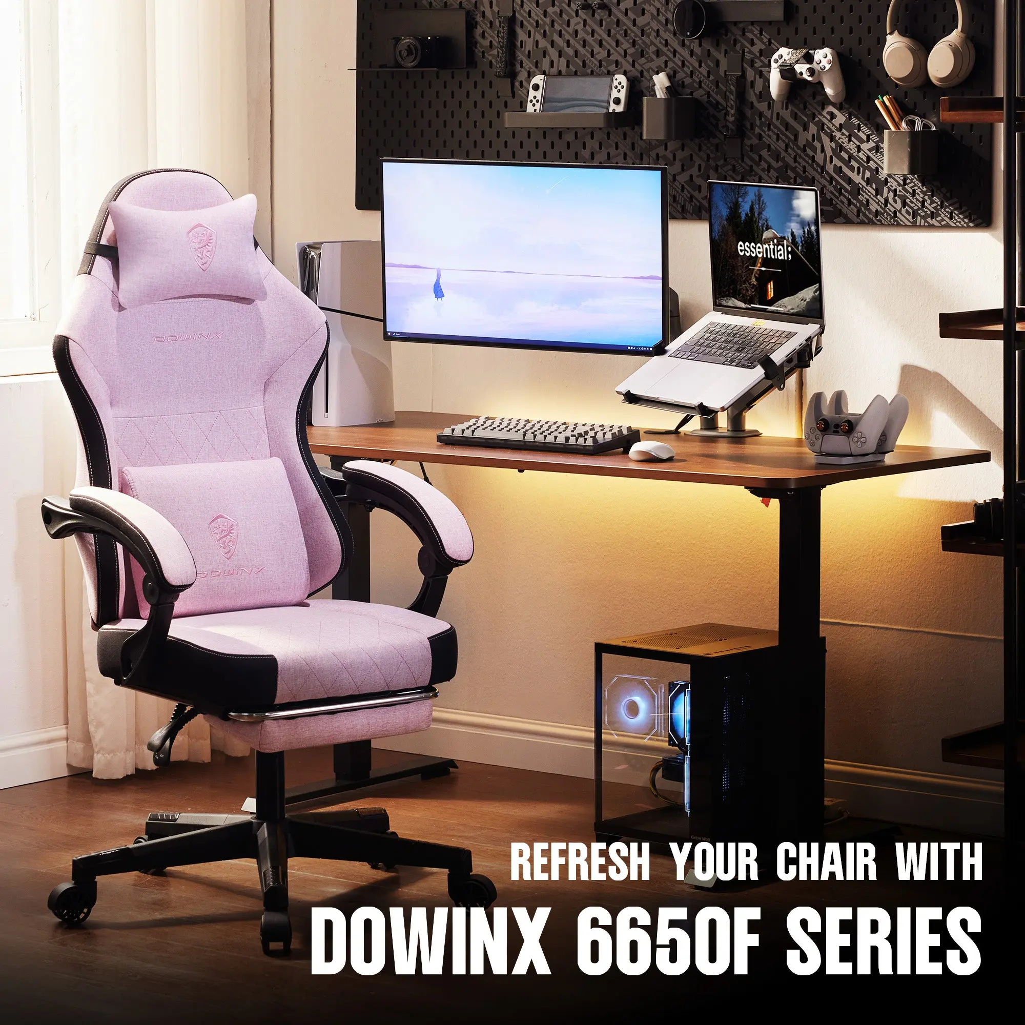 ERGONOMIC SERIES 6650F-Pink - Image 2