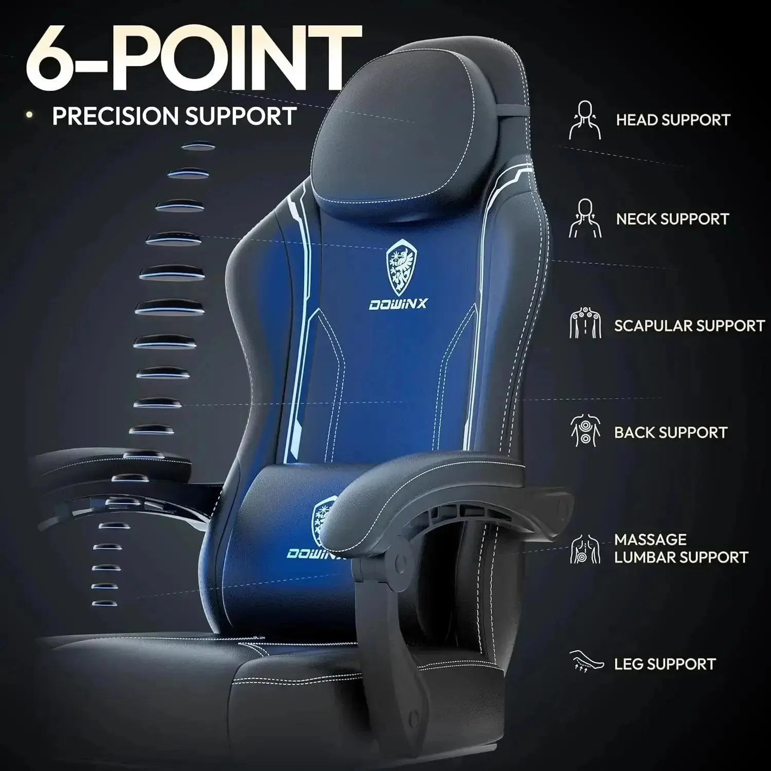 ERGONOMIC SERIES 66D50-Black - Image 3